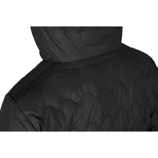 Myluse Parka Jacket Woman Down Filled Recycled Polyester Water Resistant Wind Blocking Longline Style Black Size 42 Ideal For City Living - Myluse - Image 6