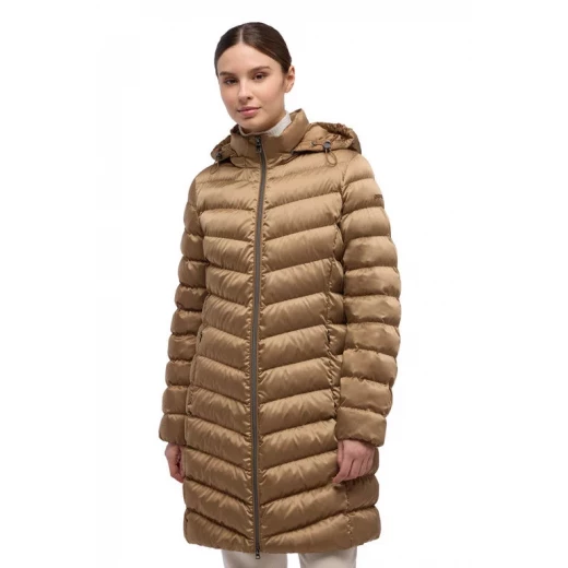 جاكيت زوسما نسائي طويل أُوتر 48، غطاء رأس قابل للفصل، قماش معاد تدويره - زوسما - Image 3