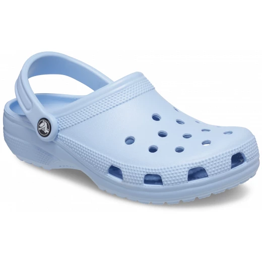 شبشب كروكس كلاسيك للجنسين أزرق مريح وخفيف الوزن ومناسب للماء مقاس 45 46 مع أشرطة كعب دوارة لتثبيت آمن وقابل للتخصيص بزخارف جيبتز - كروكس - Image 3