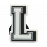 زينة حذاء كروكس حرف L، أضف لمسة شخصية إلى حذائك، سهولة التركيب، مثالية لجميع الأعمار، عبر عن أسلوبك الفريد مع هذه الزينة الرائعة - كروكس