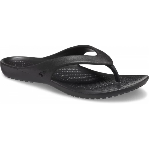 Crocs Women's Kadee II Flip Flops Black Size 38-39 Comfortable Everyday Footwear - Crocs - Image 3