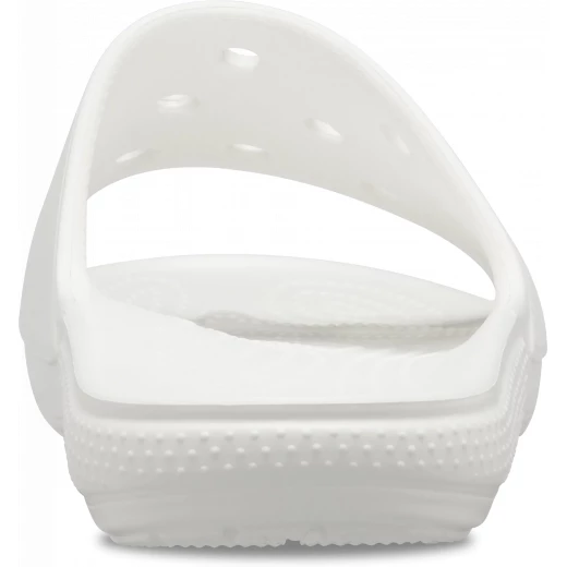 Crocs Unisex Classic Slide Sandals White Comfort Footwear with Holes for Jibbitz Charms Sizes 38 39 Suitable for Beach and Backyard Use - Crocs - Image 5