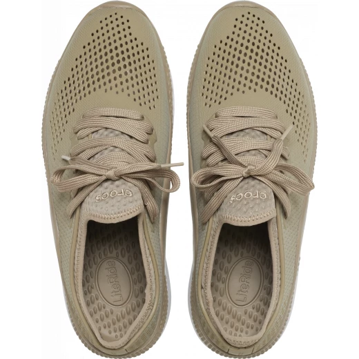 حذاء رياضي رجالي من كروكس لايترايد 360 باللون البني، مقاسات 43 و 44، استمتع بأقصى درجات الراحة والتهوية مع توسيد فوم LiteRide وأشرطة Matlite Motion المرنة - كروكس - Image 3