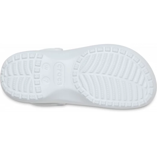 Crocs Women's Classic Platform Clog Off White Comfortable Slip On Shoes for Women Sizes 36 37 Enhanced Height Iconic Design Customizable Backstrap for Jibbitz Charms - Crocs - Image 6