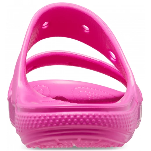 Crocs Women's Classic Sandal Pink Comfort Footwear 41-42 Includes Crocs Logo Charm Lightweight Beach Backyard Wear Summer Essential Durable Croslite Foam - Crocs - Image 5