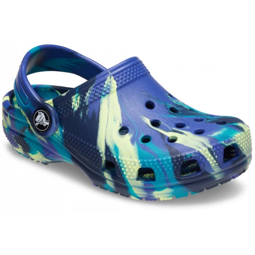 Crocs Toddlers Classic Marbled Clog Lightweight Comfort Multicolor 22 23 - Crocs - Image 3