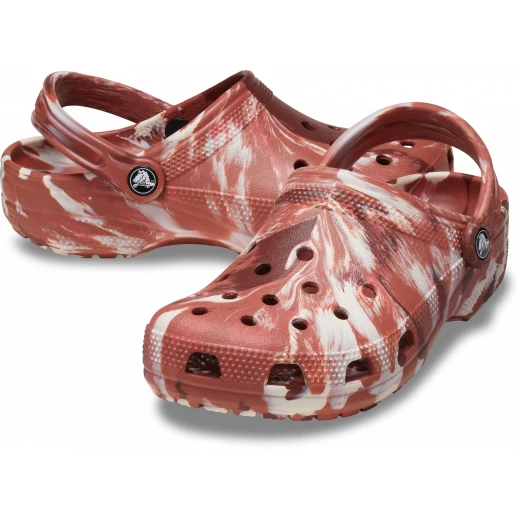 Crocs Classic Marbled Clog Unisex Lightweight Comfort Shoes Multicolor 41 42 - Crocs - Image 16