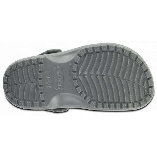 Crocs Toddlers' Classic Clog Grey Lightweight Comfort and Support with Ventilation Holes for Jibbitz Charms Sizes 20 21 Durable Croslite Material Easy On and Off Design - Crocs - Image 6