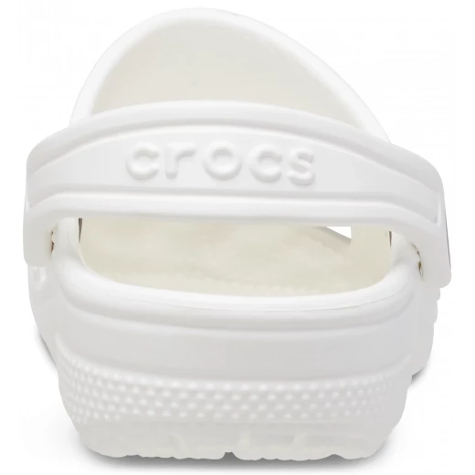 شبشب كروكس كلاسيكي للأطفال أبيض: شبشب خفيف الوزن ومريح سهل الارتداء للأطفال، يتميز براحة كروكس الشهيرة، وفتحات تهوية لتعليقات جيبتز، مقاسات 24 25 - كروكس - Image 25