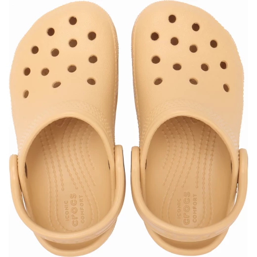 صنادل كروكس كلاسيكية للأطفال الصغار بنية مريحة خفيفة الوزن 25 26 - كروكس - Image 7