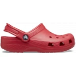 Crocs Toddlers Classic Clog Red Comfortable Lightweight Shoes Size 27 28 Easy On Easy Off Croslite Material Molded Design Perfect for Toddlers Customizable with Jibbitz Charms - Crocs