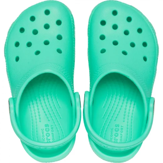 شبشب كروكس كلاسيك للأطفال أخضر مريح سهل الارتداء مقاس 29 30 - كروكس - Image 4