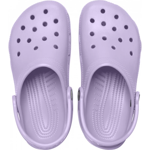 شبشب كروكس كلاسيك للأطفال بنفسجي مريح خفيف الوزن مقاس 30 31 تصميم أصلي سهل الارتداء والخلع - كروكس - Image 19