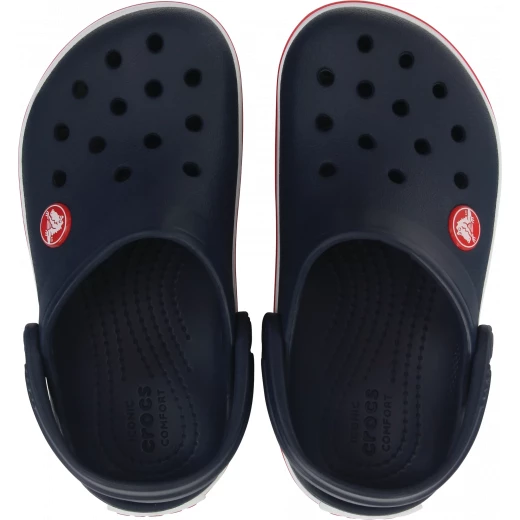 Crocs Kids Crocband Clog Navy Blue Lightweight Comfortable Slip On Shoes for Children Sizes 28 29 Sporty Stylish Design Durable Croslite Material for All Day Wear - Crocs - Image 15