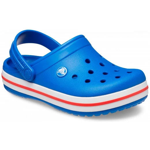 Crocs Kids Crocband Clog Blue Sporty Lightweight Comfort 38 39 with Pivoting Heel Straps for Secure Fit Easy to Clean Customizable with Jibbitz Charms Iconic Crocs Comfort - Crocs - Image 3