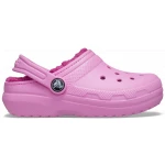 Crocs Kids Classic Lined Clog Pink 36 37 Winter Slippers for Girls and Boys Warm and Fuzzy Feeling Comfortable Croslite Foam Construction Pivoting Heel Strap Easy On and Off - Crocs