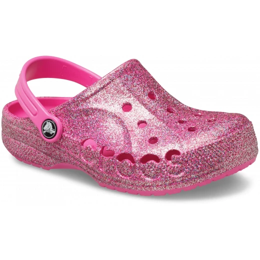 Crocs Toddler Baya Glitter Clog Purple 25 26 Lightweight Comfort Shoes - Crocs - Image 8