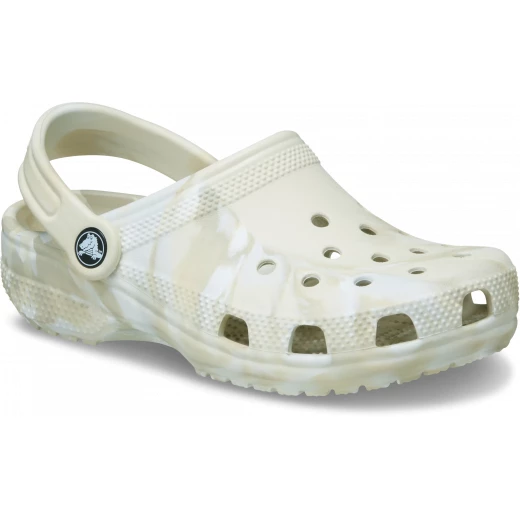 Crocs Kids Classic Marbled Clog Beige 37 38 Lightweight Comfort - Crocs - Image 3