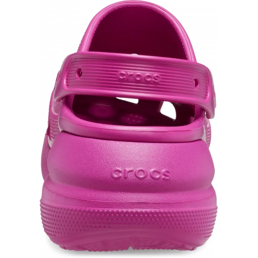 شبشب كروكس كلاسيك كراش وردي للنساء، مقاسات 41-42: راحة مرتفعة وأسلوب جريء يتميز بحزام خلفي دوار وثقوب Jibbitz™ للتخصيص، راحة كروكس - كروكس - Image 5