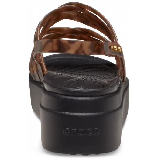 Crocs Brooklyn Tortoise Strappy Low Wedge Sandals Brown 41 42 - Crocs - Image 5