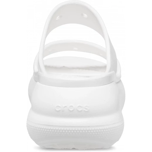 صندل كروكس كراش للجنسين أبيض: صندل منصة أنيق بتصميم بحزامين وفتحات جيبتز للتخصيص، مقاسات 38 39. استمتع بالراحة والارتفاع الإضافي لإطلالة جريئة - كروكس - Image 16