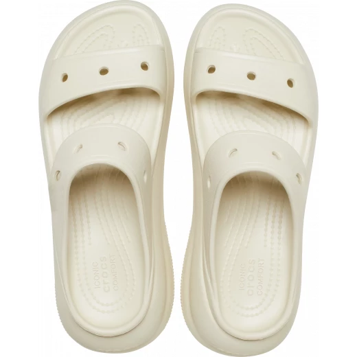 صندل كروكس كراش نسائي بيج 39 40 مريح بمنصة - كروكس - Image 3