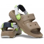 Crocs Kids All Terrain Sandals Brown 32 33 Outdoor Adventure Footwear - Crocs