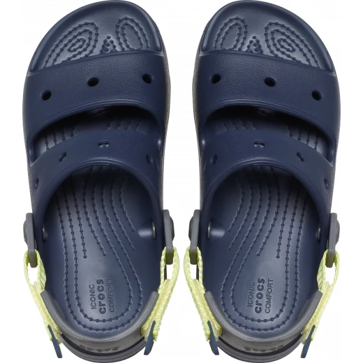 صنادل كروكس للأطفال لجميع التضاريس أزرق كحلي 34 35 مغامرات خارجية - كروكس - Image 15