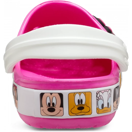 Crocs Toddlers Funlab Minnie Mouse Band Clog Pink Summer Shoes with Minnie Mouse Graphics Sizes 19 20 Comfortable Lightweight Clogs for Little Girls - Crocs - Image 4
