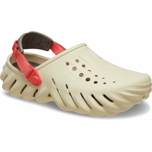 Crocs Unisex Echo Clog Beige Comfort Slip On Shoes 39 40 Lightweight Durable Breathable Bold Sculpting Sporty Design Urban Fashion Croslite Construction LiteRide Footbed - Crocs - Image 3