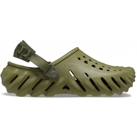 شبشب كروكس إيكو للجنسين باللون الأخضر مريح سهل الارتداء للبالغين مقاس 41 42 بتصميم كروستلايت وبطانة داخلية لايت رايد لتوفير الراحة طوال اليوم - كروكس - Image 10