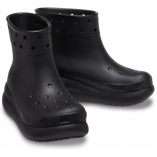 Crocs Unisex Crush Boot Waterproof Black Stylish Ankle Boots with Jibbitz Holes for Personalization Sizes 41 42 Featuring Modern Design and Added Height - Crocs - Image 3