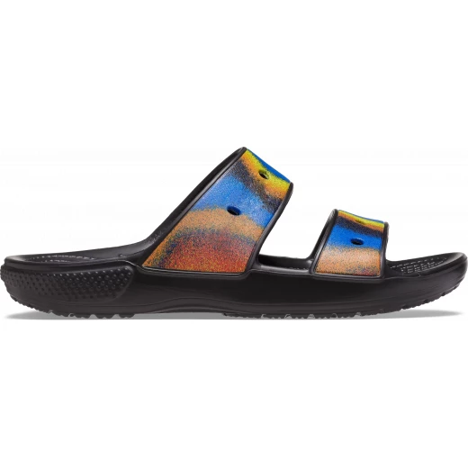 صنادل كروكس كلاسيك سبراي داي للجنسين مريحة بنقشة صبغ التعادل مقاس 46 47 - كروكس - Image 2