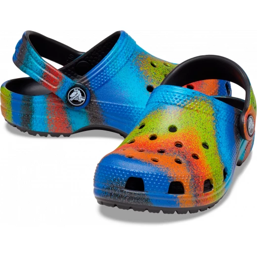 شبشب كروكس كلاسيك للأطفال الصغار مرشوش بألوان متعددة مقاس 25 26 - كروكس - Image 24