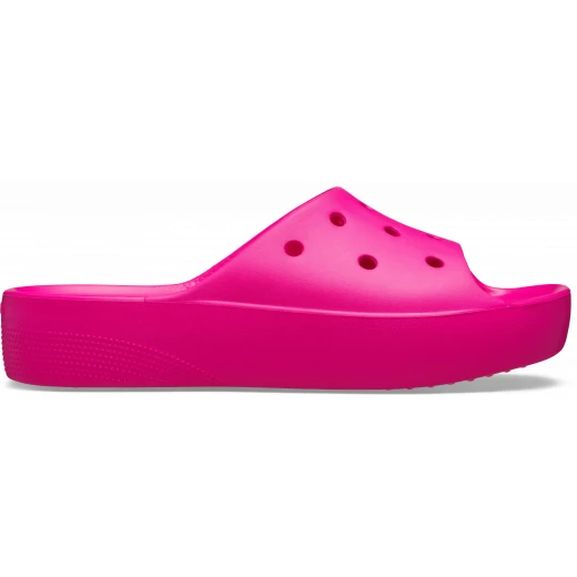 Women's Classic Platform Slide Sandals in Pink, Sizes 39-40. Simple, Stylish, and Versatile for Everyday Wear, Customizable with Jibbitz Charms. Comfortable and Easy to Wear. - Crocs - Image 2