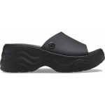 Crocs Women's Skyline Slide Sandals in Black, Sizes 37-38. Modern, Chunky Sole Design Inspired by the 90s, Comfortable for All Day and Night Wear. Metropolitan Vibes. - Crocs