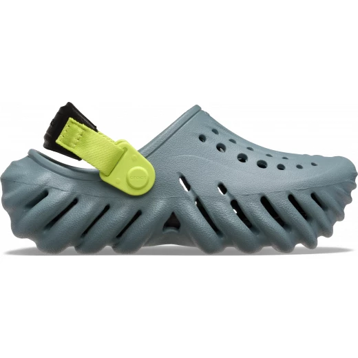 Crocs Kids Echo Clog Green Comfortable Slip On Shoes for Children Sizes 30 and 31 Lightweight and Durable Casual Footwear - Crocs - Image 2