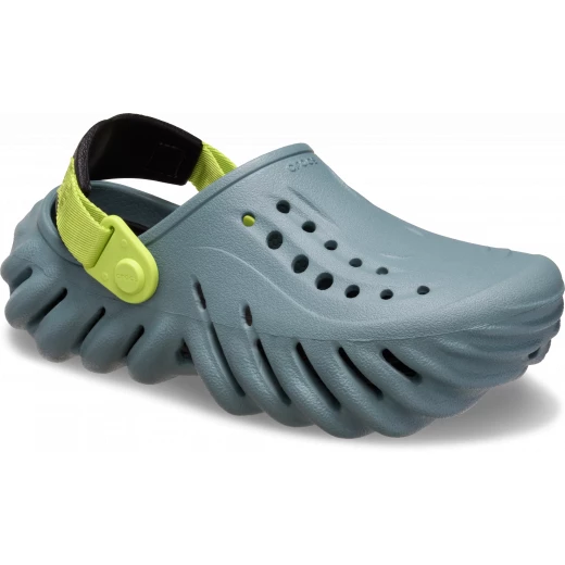 Crocs Kids Echo Clog GREEN Lightweight Comfort Clogs for Children Sizes 36 37 Sporty Design Breathable Croslite Material Perfect for Everyday Wear Durable and Stylish Footwear - Crocs - Image 3