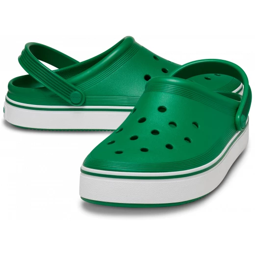 شبشب كروكس أوف كورت للجنسين أخضر مقاس 39 40 رياضي ومريح بتصميم عصري وأنيق مثالي للارتداء اليومي حذاء سهل الارتداء بتصميم مريح - كروكس - Image 12