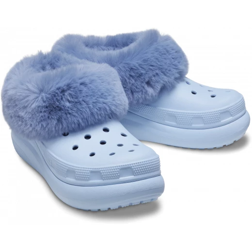 أحذية كروكس النسائية فيرفر كراش زرقاء مبطنة بفرو صناعي مقاس 36 37 - كروكس - Image 18