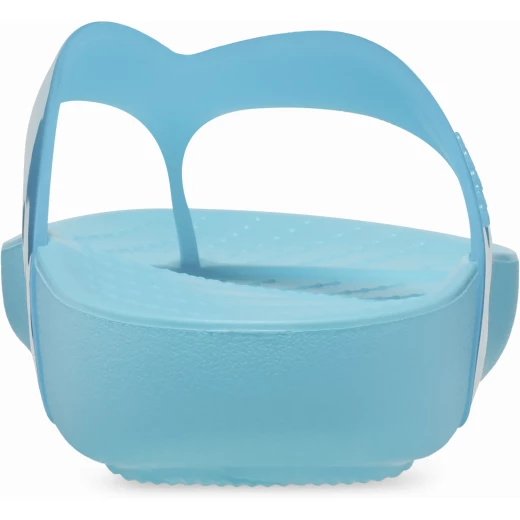 Crocs Women's Splash Glossy Flip Flops Blue 38 39: Experience Ultimate Comfort with These Stylish and Shiny Sandals, Perfect for Vacation Relaxation and Sunny Day Style! - Crocs - Image 5