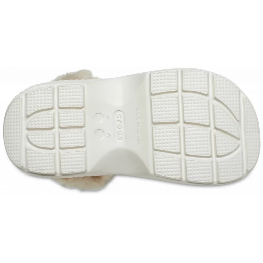 Crocs Women's Stomp Lined Clog White Size 48 49 with Exaggerated Lug Sole and Fuzz Wrapped Backstrap for Ultimate Comfort and Customization with Jibbitz Charms 2.2 Inch Heel - Crocs - Image 5