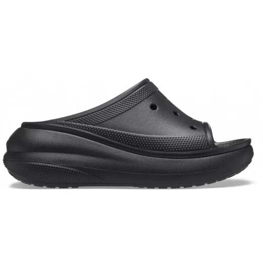 صنادل سلايد كروكس كراش النسائية باللون الأسود، مقاس 39 و 40: ارتقِ بأسلوبك مع ارتفاع إضافي وتصميم جريء، تتميز بفتحات Jibbitz™ للتخصيص وراحة فائقة - كروكس - Image 22