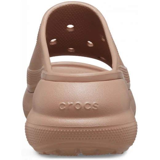 صنادل كروكس كراش سلايد النسائية باللون البني مريحة تصميم بلاتفورم مقاسات 46-47 تتميز بفتحات جيبتز للتخصيص تصميم أنيق وجريء - كروكس - Image 17