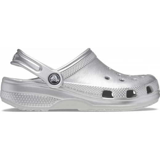 كروكس كلوب كلاسيك معدني للأطفال الصغار مريح وخفيف الوزن رمادي مقاس 20-21 كروكس كلوب كلاسيك معدني للأطفال الصغار مريح وخفيف الوزن رمادي مقاس 20-21