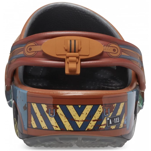 Disney Pixar Cars Mater Clog Kids' Shoes Brown Size 37 38 Featuring Tow Mater Graphic Design Soft TPU Details Exposed Engine and Tow Hook Heel Strap Comfortable Cushioned Footbed - Disney pixar - Image 3