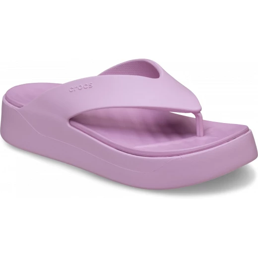 صنادل فليب فلوب Getaway Platform من Crocs بنفسجي مقاس 38 39 راحة للنساء - كروكس - Image 3