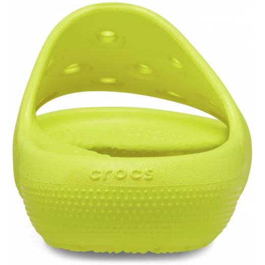 صنادل سلايد كلاسيكية للأطفال من كروكس لون أخضر مريحة مع Iconic Crocs Comfort مقاس 32 33 متوافقة مع Jibbitz - كروكس - Image 25