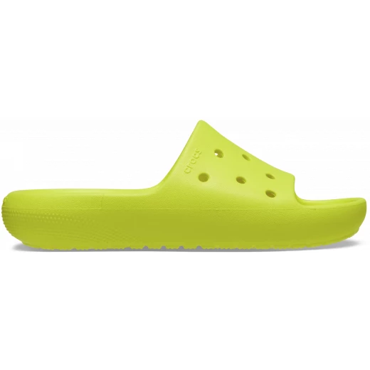 صنادل سلايد كلاسيكية للأطفال من كروكس لون أخضر مريحة مع Iconic Crocs Comfort مقاس 32 33 متوافقة مع Jibbitz - كروكس - Image 2