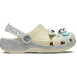 Crocs Kids Star Wars Grogu Classic Clogs Featuring Grogu Embellishment and Mandalorian Jibbitz Charms Beige 37-38 Comfortable Lightweight Foam Construction for Children's Footwear - Crocs